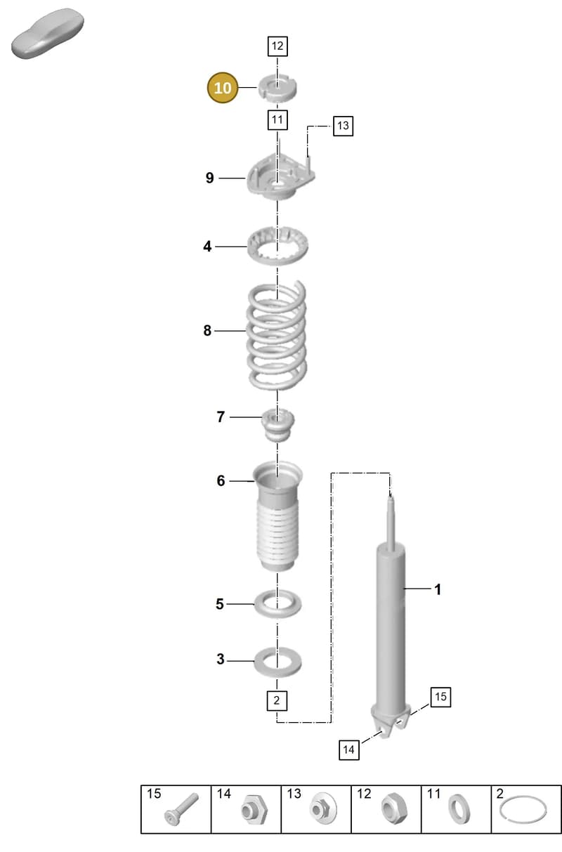 992512353A — Porsche 911 (2024-2025) diagram p63502000, position 10