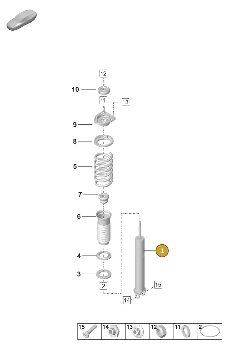 992513031H — Porsche 911 (2020-2022) diagram p53502000, position 1