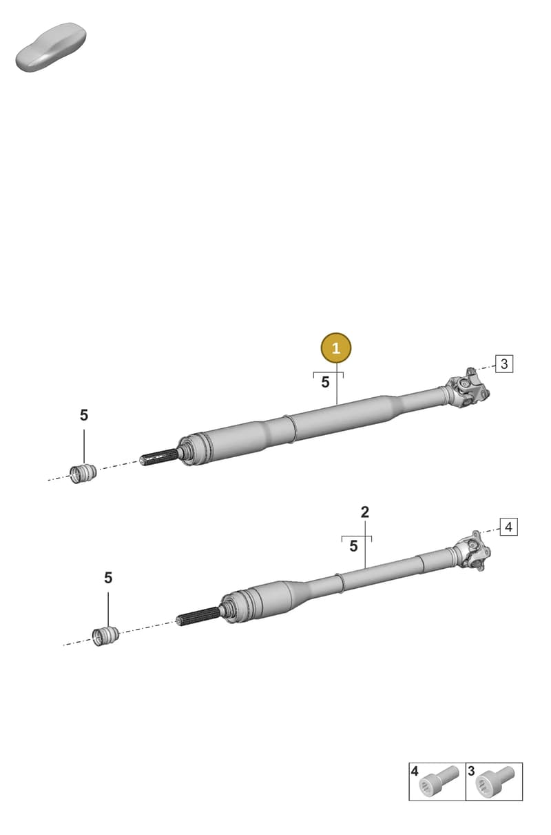 992521106B — Porsche 911 (2018-2024) diagram p53304200, position 1