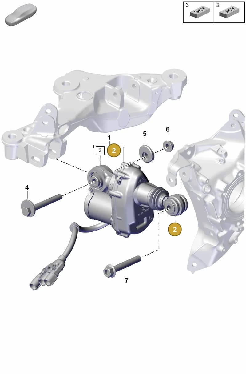 992598070 — Porsche 911 (2024-2025) diagram p63503000, position 2