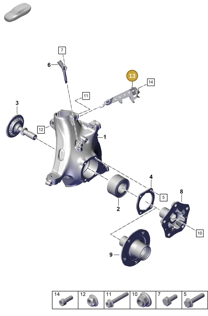 992611846A — Porsche 911 (2024-2025) diagram p63401020, position 13