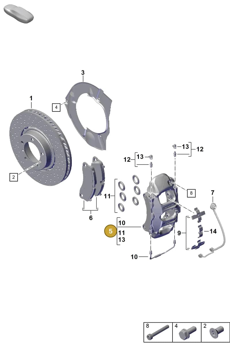 992615123AK — Porsche 911 (2024-2025) diagram p63602000, position 5