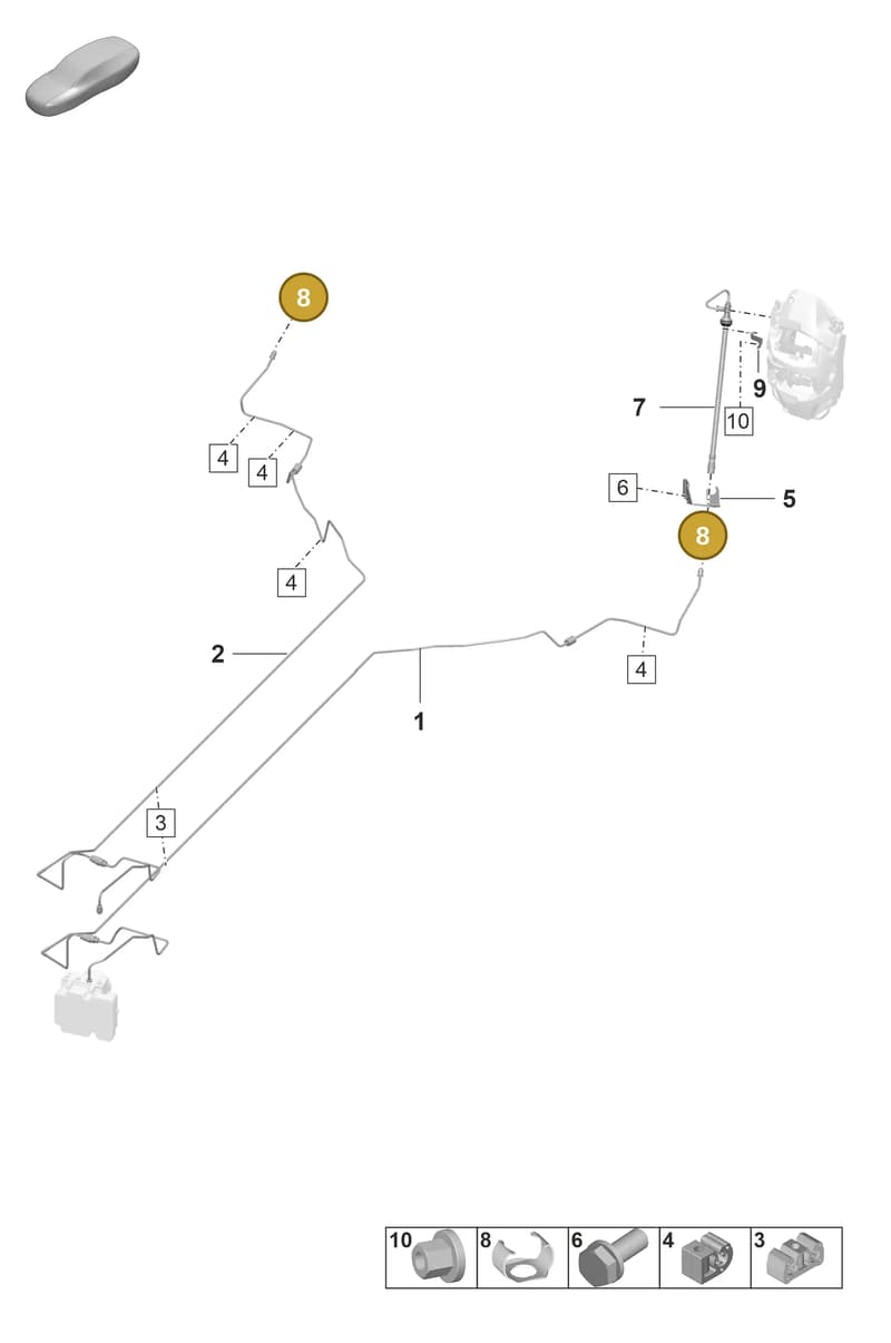 992615269 — Porsche 911 (2021-2022) diagram p59604020, position 8