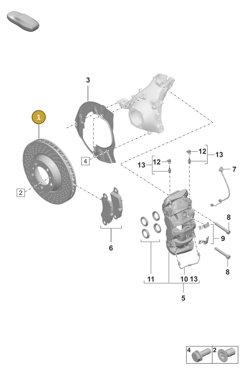 992615302 — Porsche 911 (2018-2024) diagram p53602000, position 1