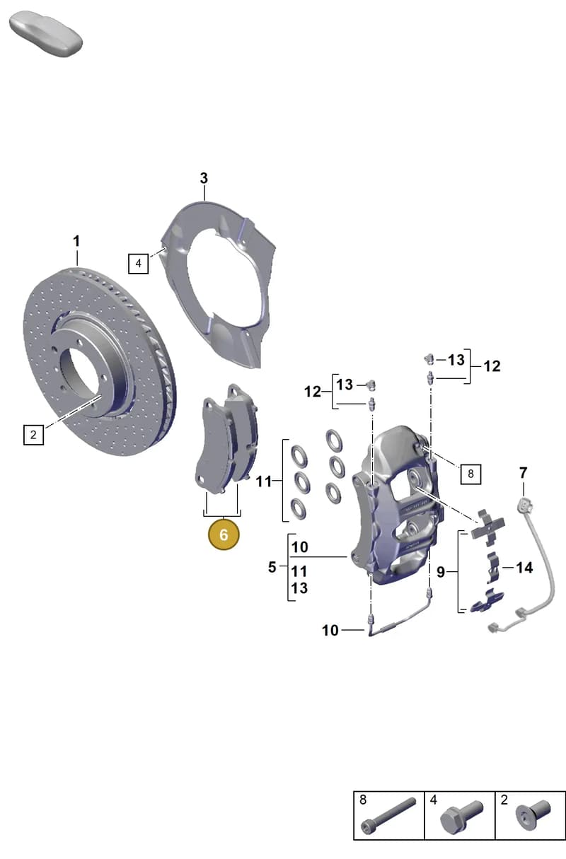 992698151H — Porsche 911 (2024-2025) diagram p63602000, position 6