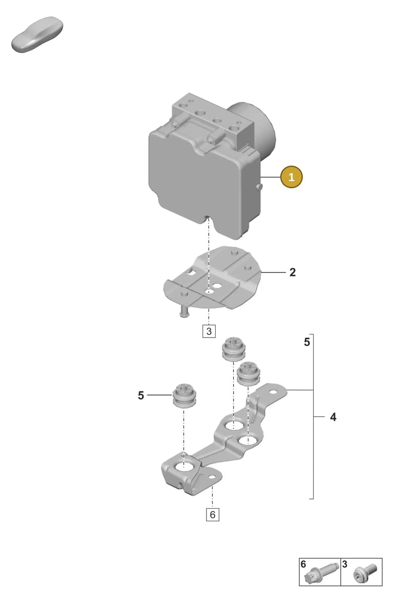 992698517E — Porsche 911 (2018-2024) diagram p53605000, position 1