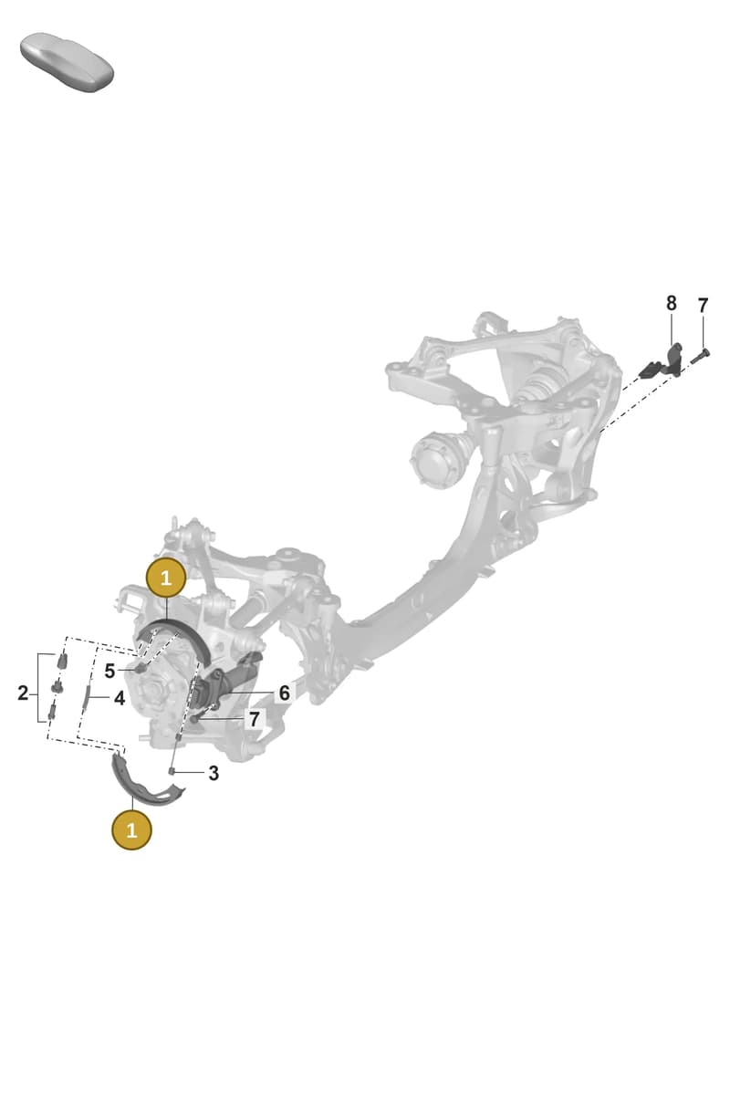 992698533 — Porsche 911 (2024-2025) diagram p53603200, position 1