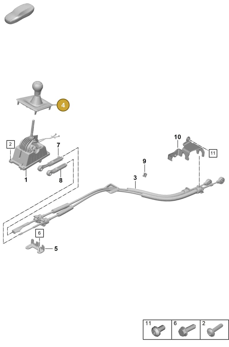 992711141FOX7 — Porsche 911 (2018-2024) diagram p53701000, position 4