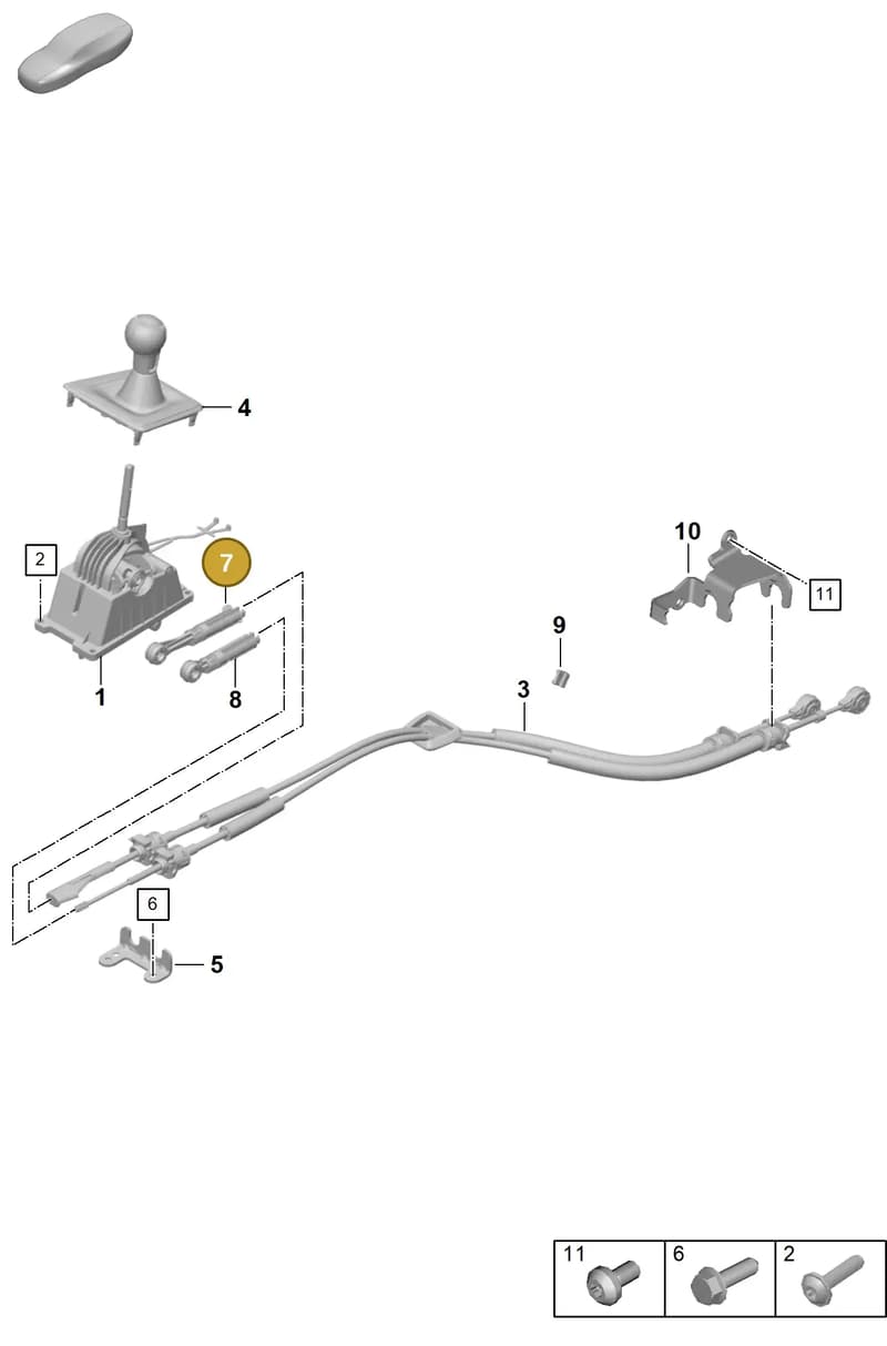 992711762 — Porsche 911 (2020-2022) diagram p53701000, position 7