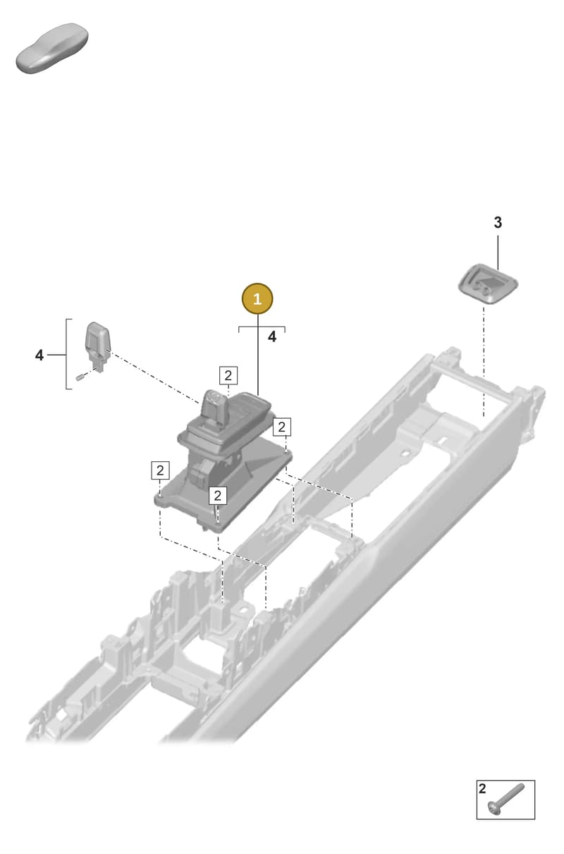 992713034AA8YR — Porsche 911 (2018-2024) diagram p53701100, position 1
