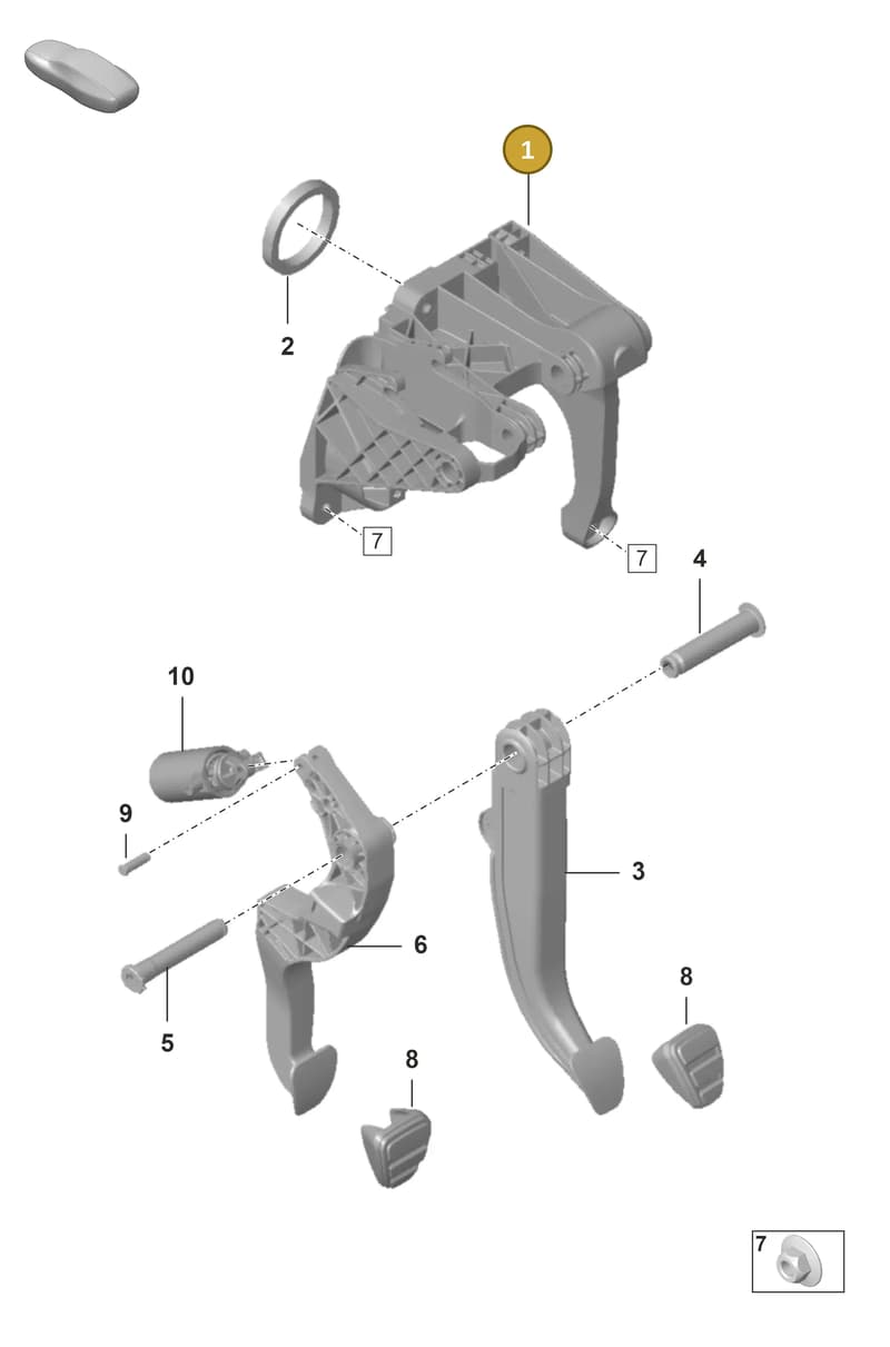 992721115 — Porsche 911 (2018-2024) diagram p53702000, position 1