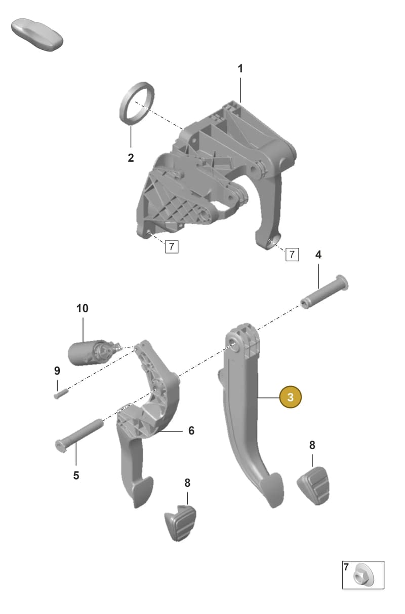 992721139 — Porsche 911 (2018-2024) diagram p53702000, position 3