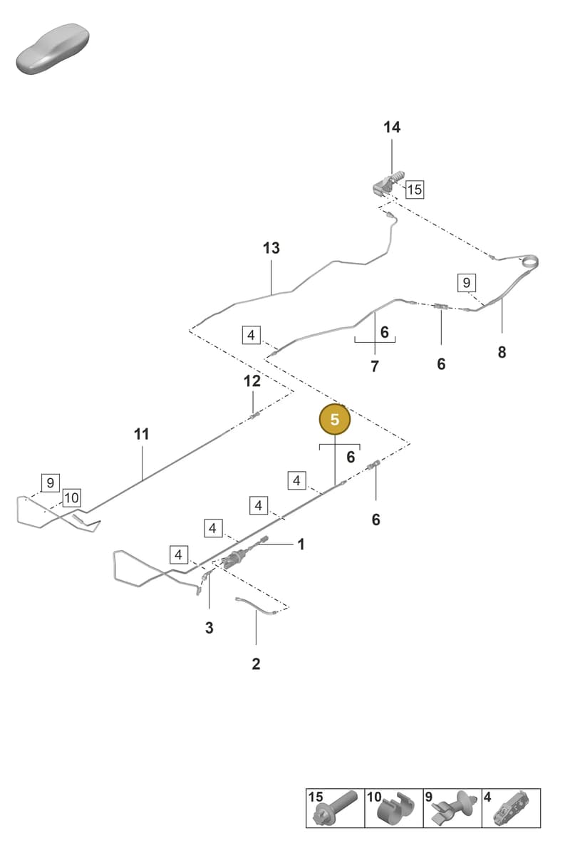 992721386 — Porsche 911 (2021-2022) diagram p59703000, position 5