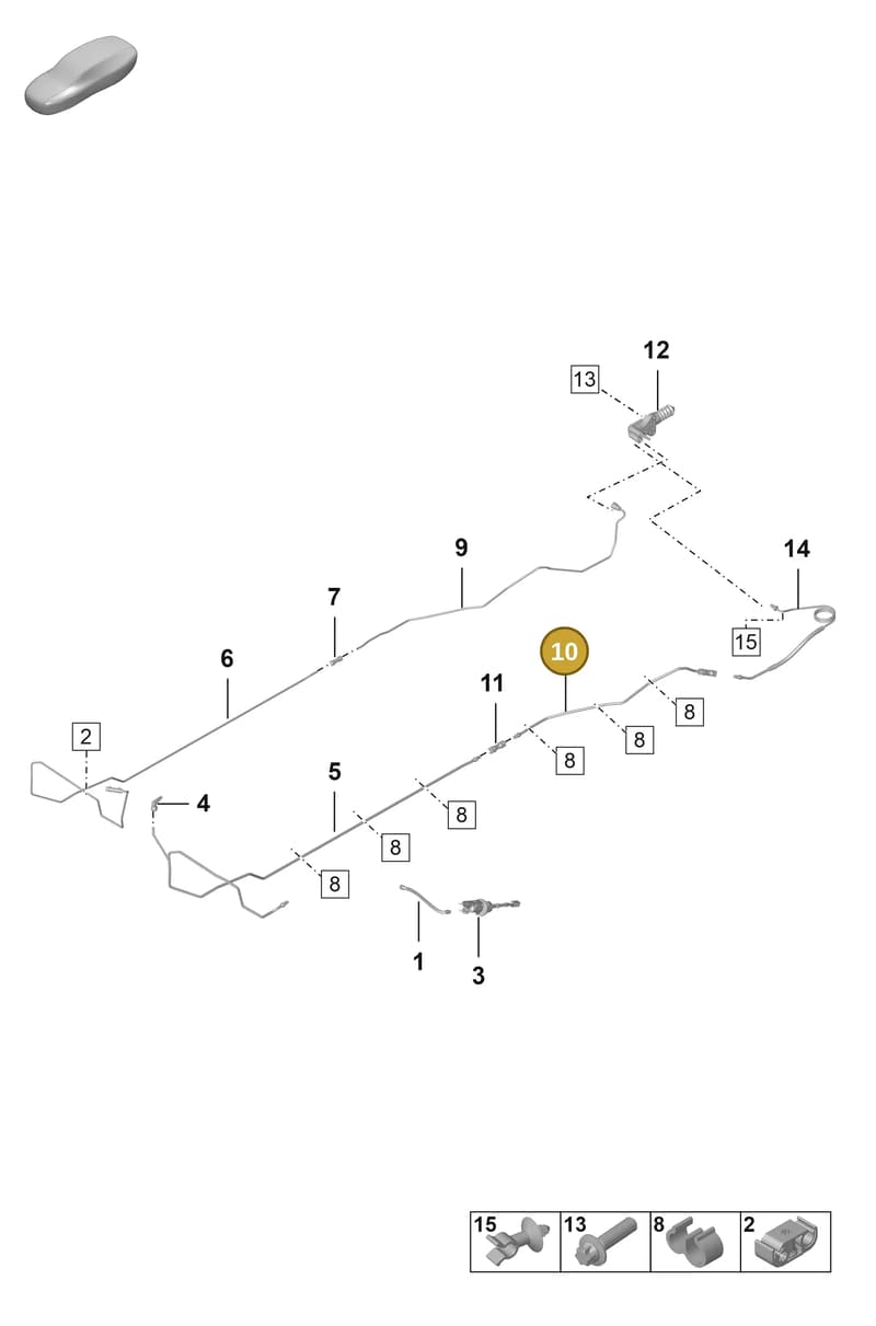 992721483 — Porsche 911 (2018-2024) diagram p53703000, position 10