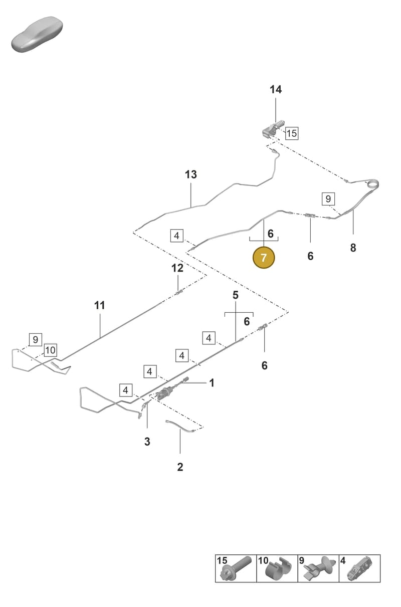 992721483 — Porsche 911 (2021-2022) diagram p59703000, position 7
