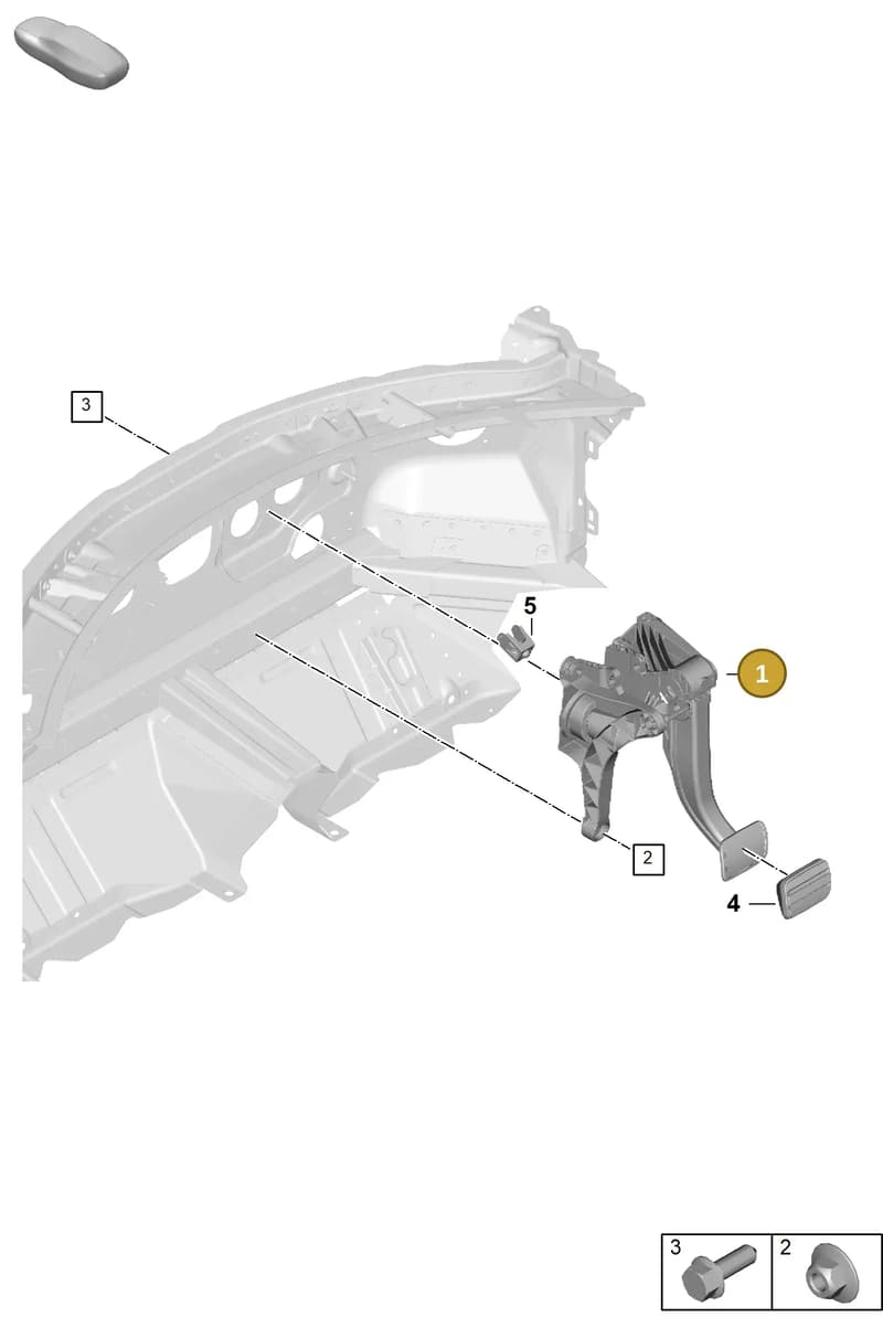 992723031A — Porsche 911 (2024-2025) diagram p63702110, position 1
