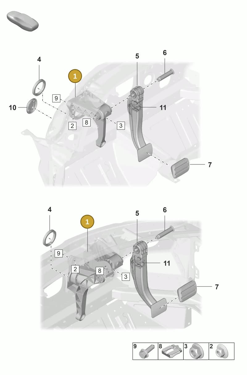 992723115 — Porsche 911 (2018-2024) diagram p53702100, position 1