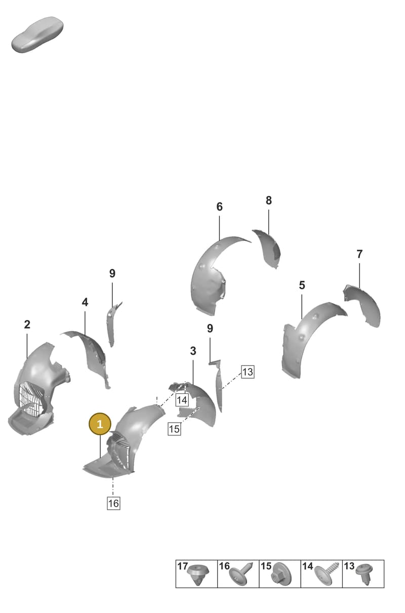 992805423F — Porsche 911 (2024-2025) diagram p53801750, position 1