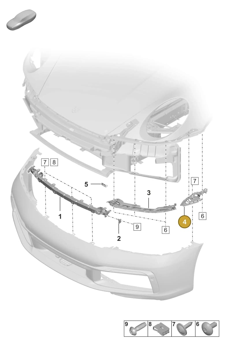 992806521C — Porsche 911 (2018-2024) diagram p53802200, position 4