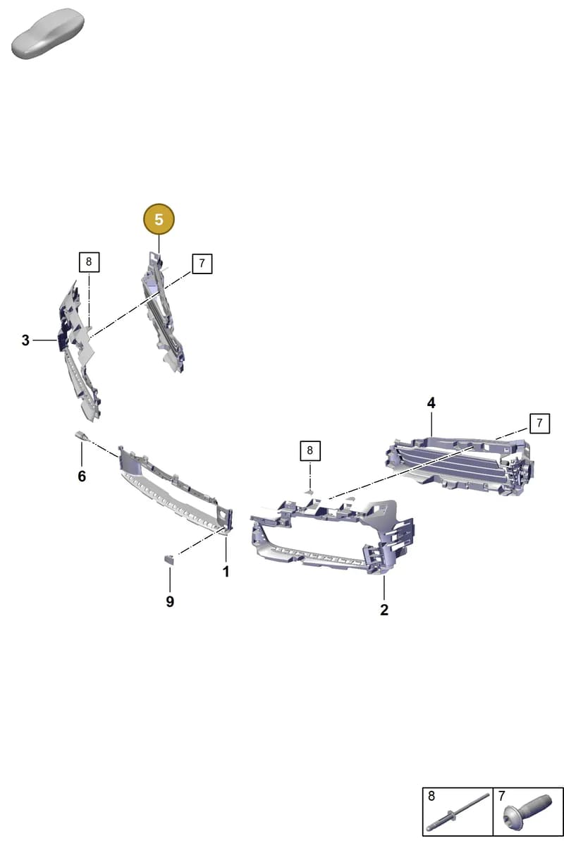 992807230BOK1 — Porsche 911 (2020-2022) diagram p57802100, position 5