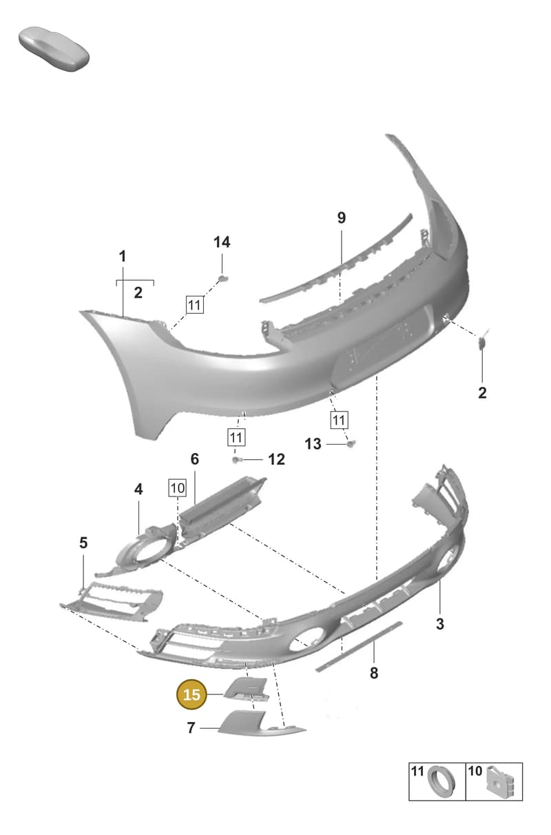 992807420OK1 — Porsche 911 (2018-2024) diagram p53802610, position 15