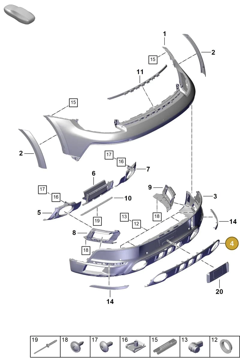 9928075316M7 — Porsche 911 (2018-2024) diagram p53802630, position 4