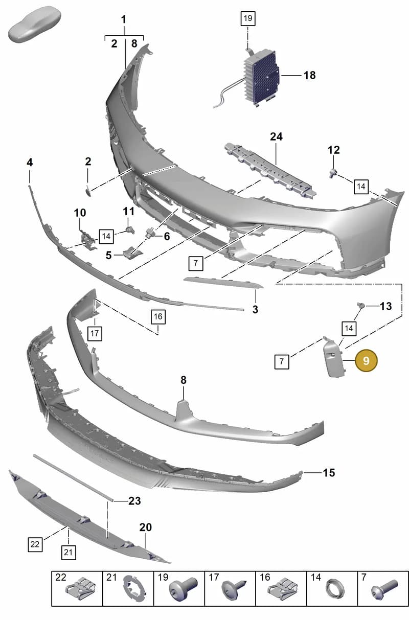 992807580BOK1 — Porsche 911 (2020-2022) diagram p57802000, position 9