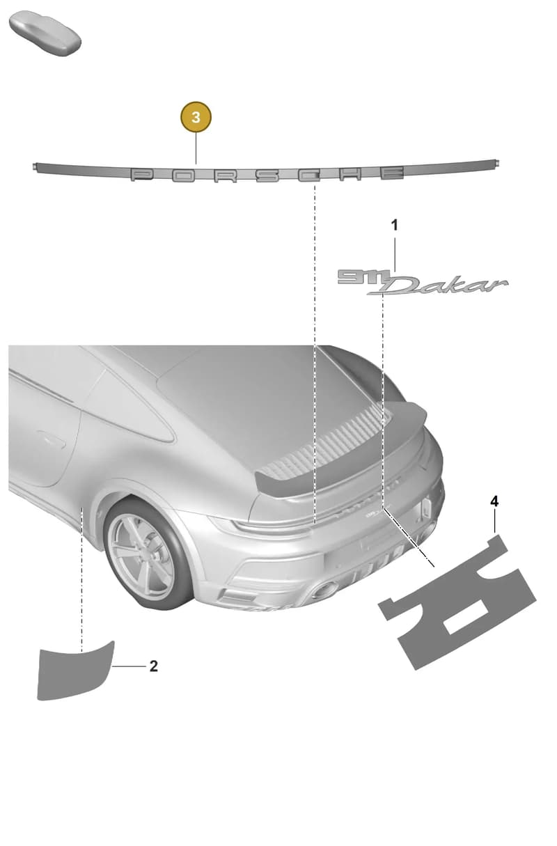992807659LOK1 — Porsche 911 (2018-2024) diagram p53810010, position 3