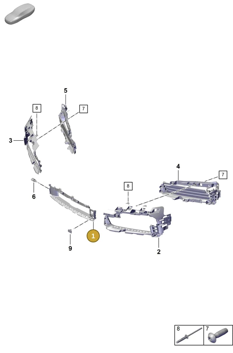 992807681ACOK1 — Porsche 911 (2020-2022) diagram p57802100, position 1