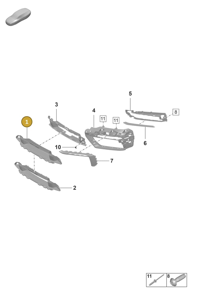 992807681AROK1 — Porsche 911 (2018-2024) diagram p53802110, position 1