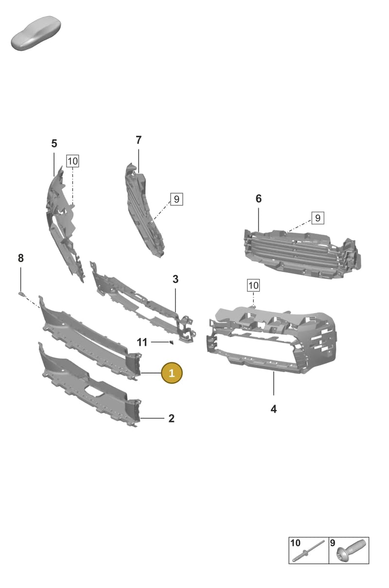 992807681CAOK1 — Porsche 911 (2018-2024) diagram p53802100, position 1