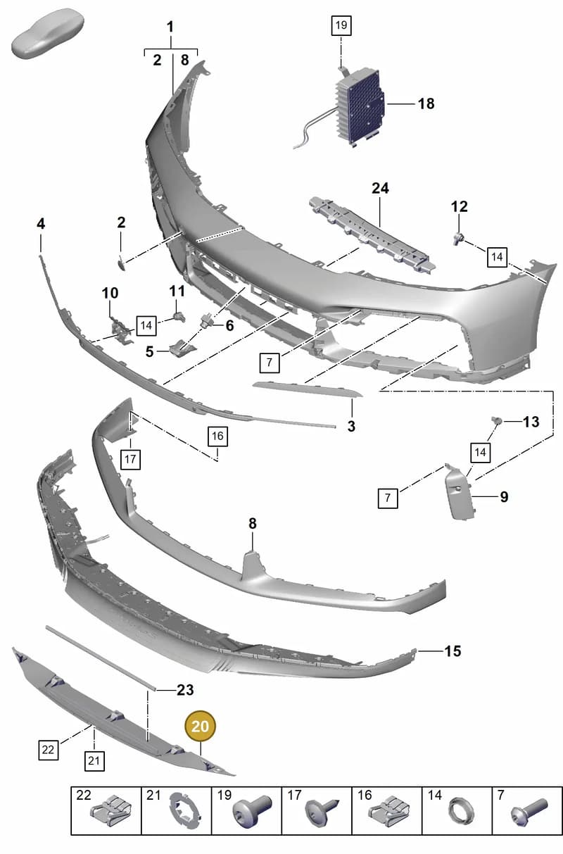 992807747 — Porsche 911 (2020-2022) diagram p57802000, position 20