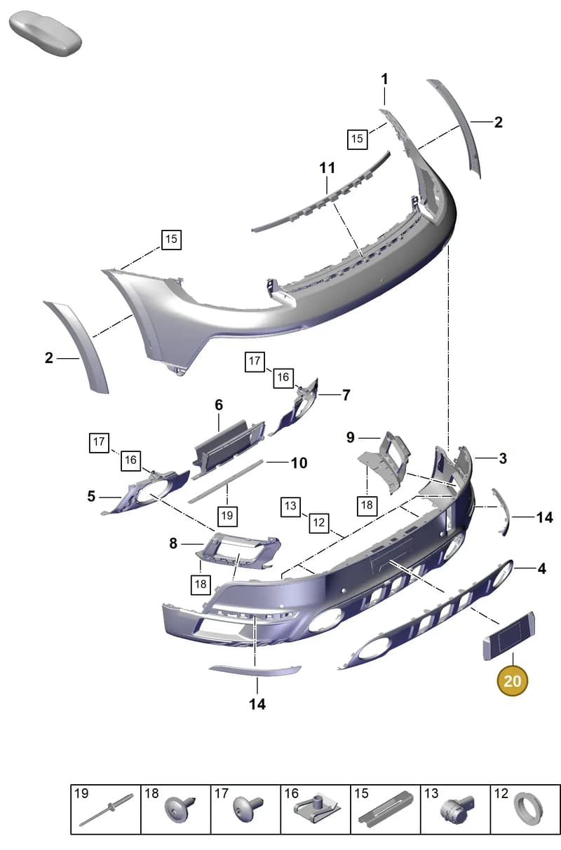 992807801DOK1 — Porsche 911 (2018-2024) diagram p53802630, position 20