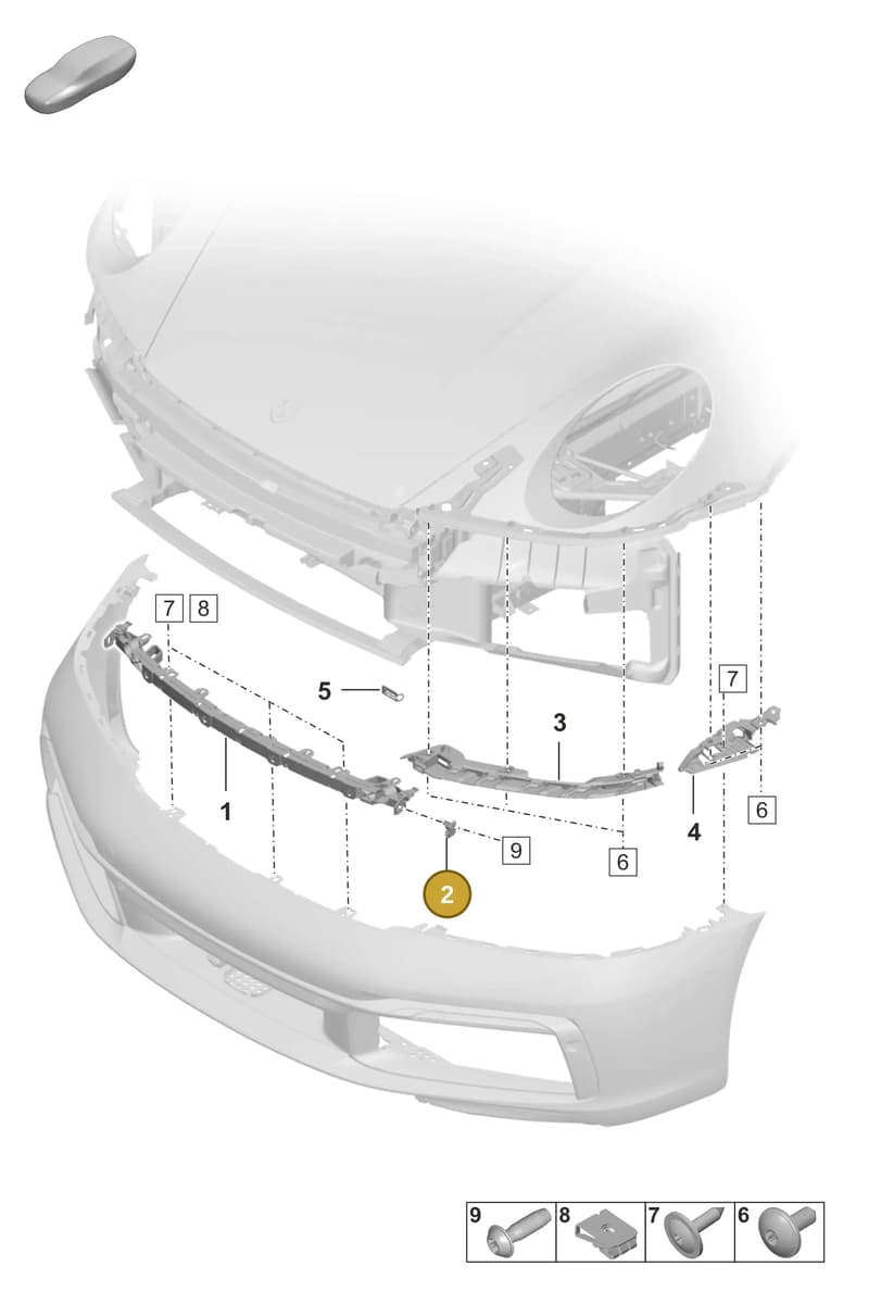 992807806 — Porsche 911 (2018-2024) diagram p53802200, position 2