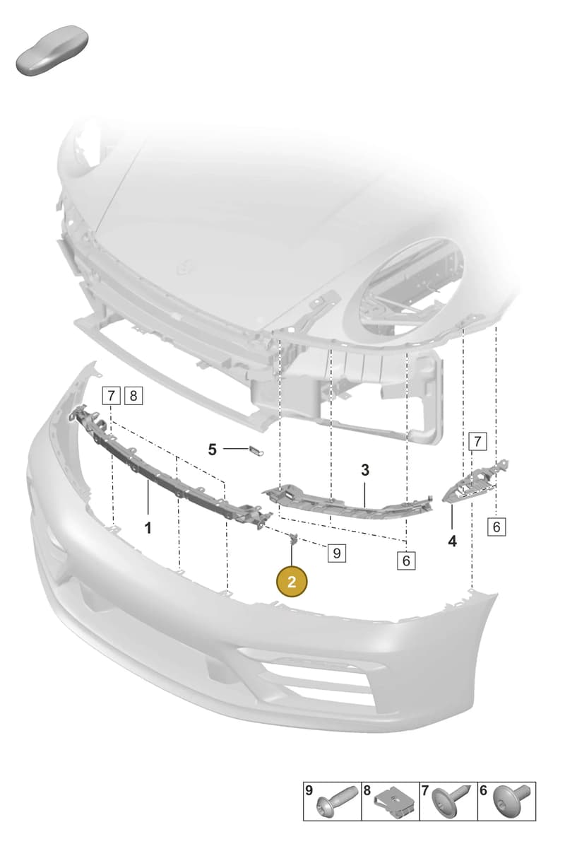 992807806 — Porsche 911 (2018-2024) diagram p53802210, position 2