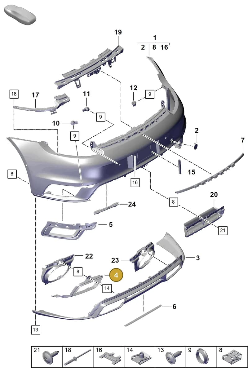 992807834EOK1 — Porsche 911 (2020-2022) diagram p57802500, position 4