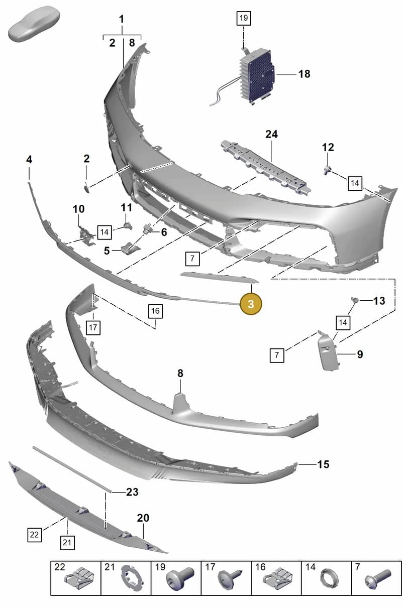 992807837COK1 — Porsche 911 (2020-2022) diagram p57802000, position 3