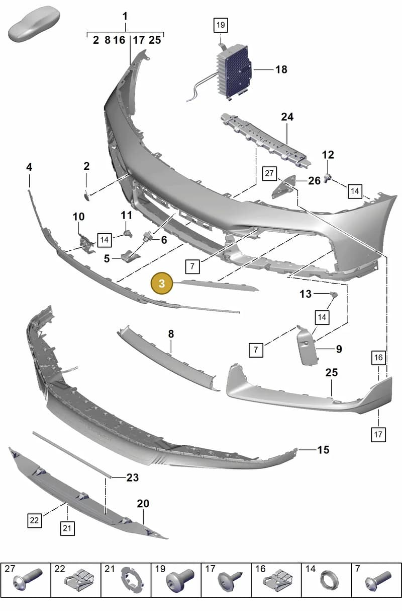 992807838COK1 — Porsche 911 (2020-2022) diagram p57802010, position 3