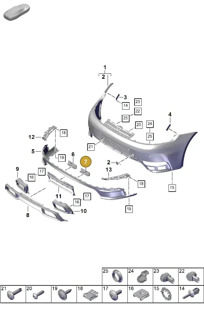 992807845COK1 — Porsche 911 (2024-2025) diagram p63802500, position 7