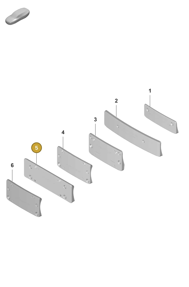 992807999AFOK1 — Porsche 911 (2018-2024) diagram p53802310, position 5