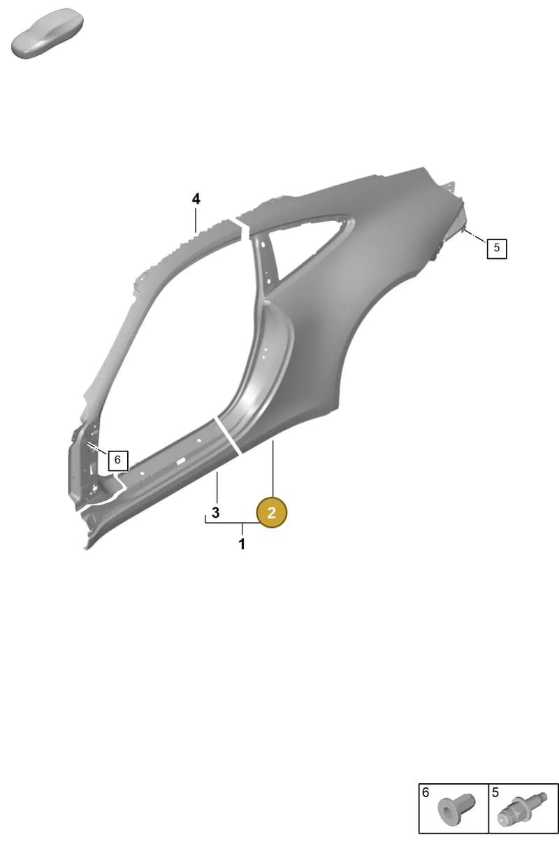 992809029JGRV — Porsche 992 Carrera Coupe (2024-) diagram p63801550, position 2