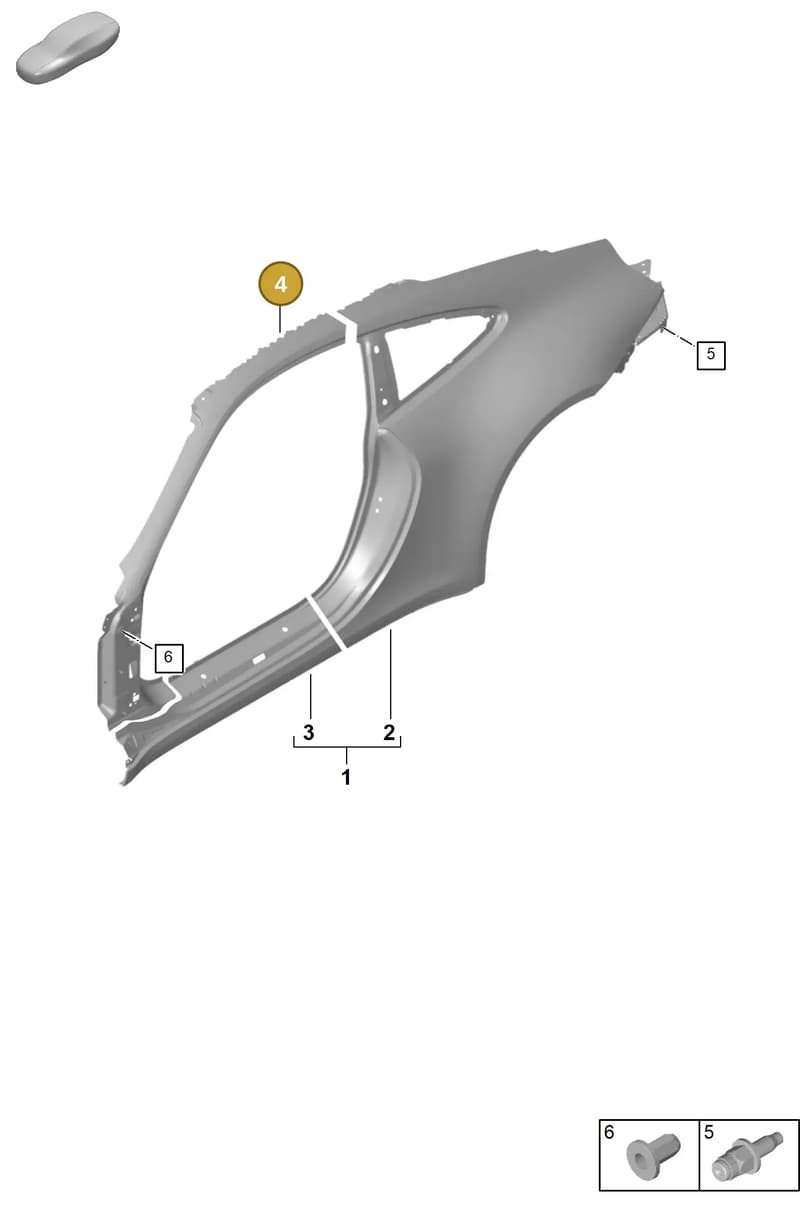 992809503 — Porsche 911 (2024-2025) diagram p63801550, position 4