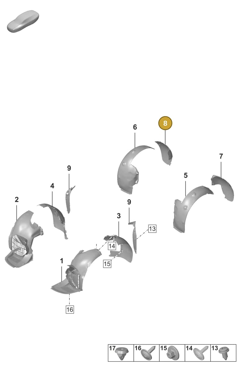 992810972F — Porsche 911 (2024-2025) diagram p53801750, position 8