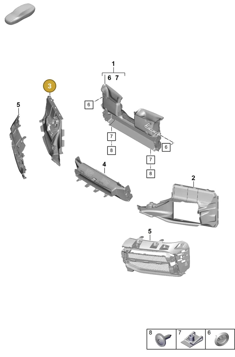 992815216DOK1 — Porsche 911 (2018-2024) diagram p53802120, position 3