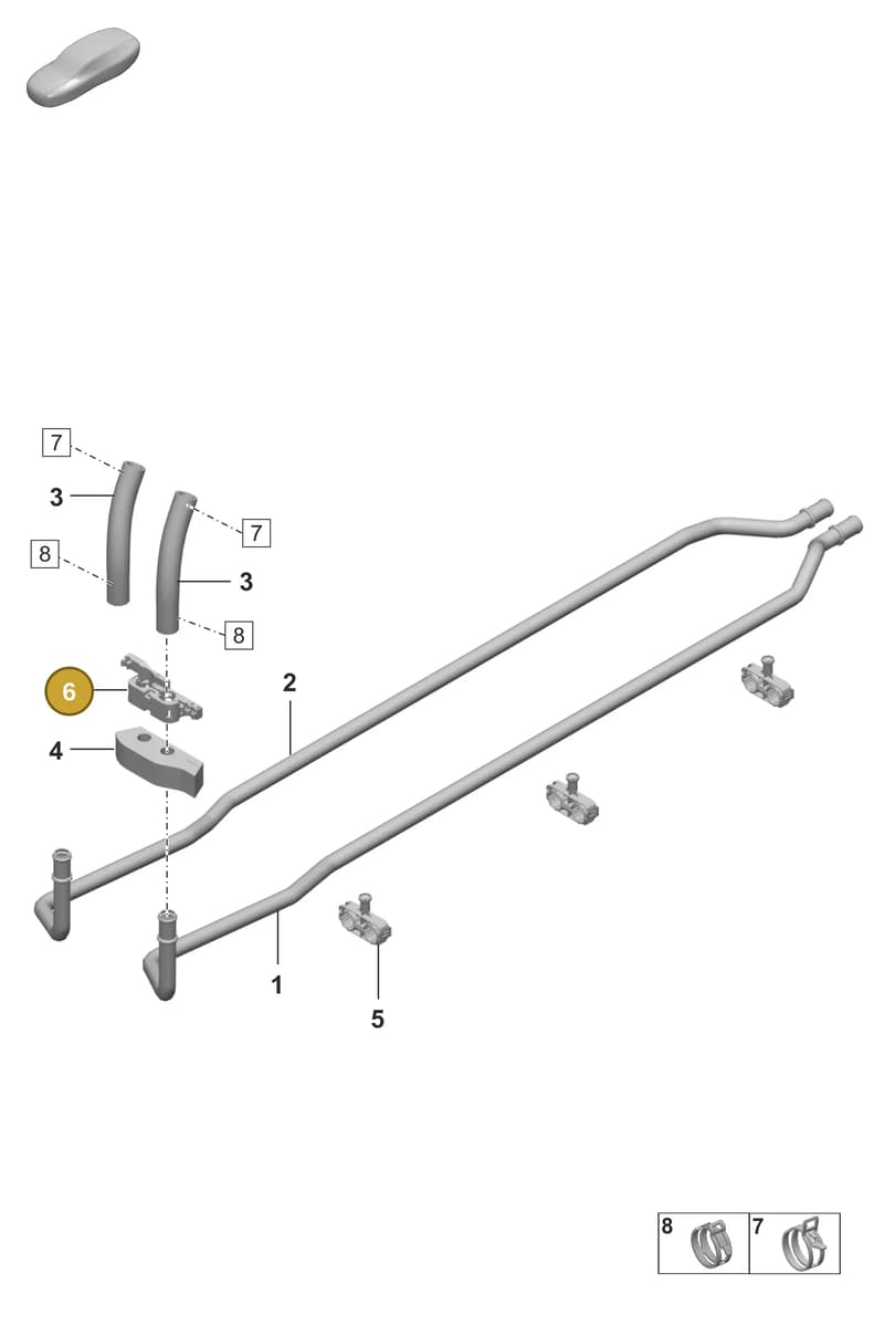992815533 — Porsche 911 (2024-2025) diagram p53813000, position 6