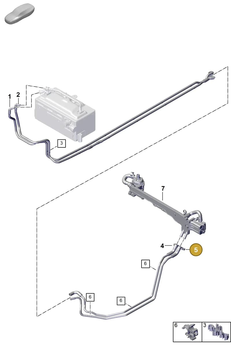 992815666 — Porsche 911 (2024-2025) diagram p63251050, position 5