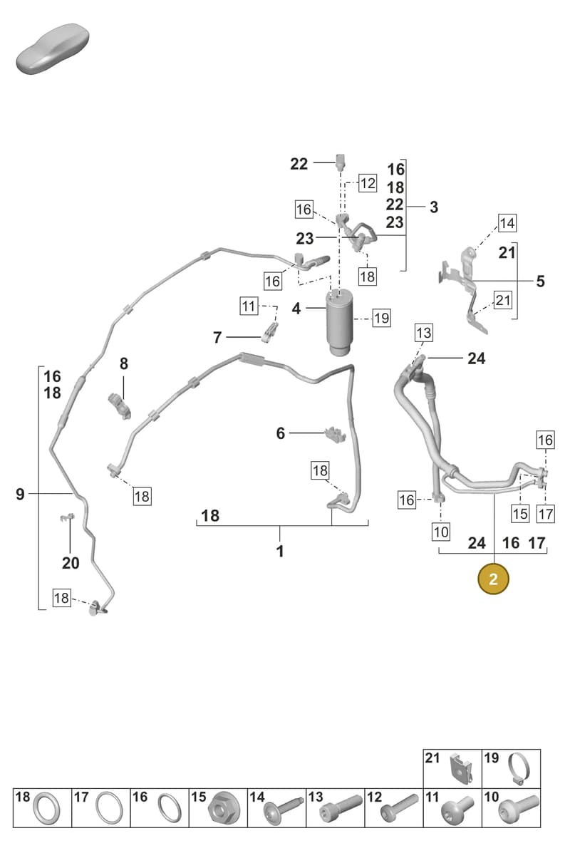 992816112E — Porsche 911 (2024-2025) diagram p53814700, position 2