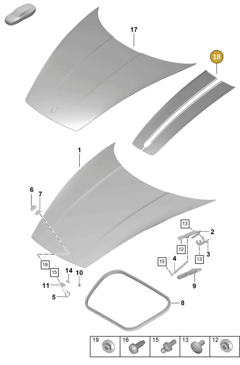 992817326 — Porsche 911 (2020-2022) diagram p57803000, position 18