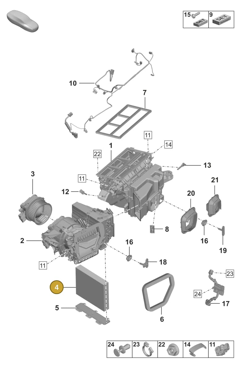 992819631 — Porsche 911 (2024-2025) diagram p53814000, position 4