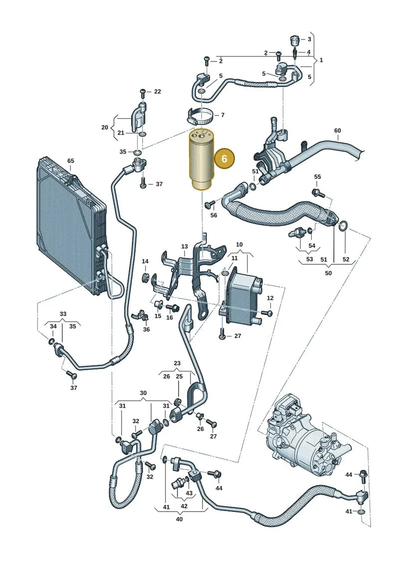 992820077A — Audi RS e-tron GT (2020-2025) diagram 4j1260700, position 6